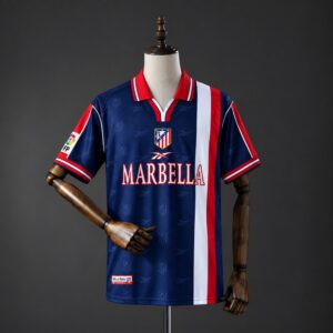 Atletico Madrid 98_99 Away Retro Jersey – Replica Football Soccer Shirt – S–XXL