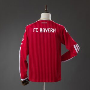 Bayern Munich 26_27 Home Long Sleeve Jersey – Replica Football Soccer Shirt – S–