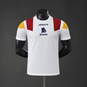 **Roma 26_27 EQT White Player Version Retro Jersey – Replica Football Soccer Shi
