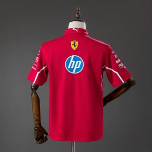 PUMA Scuderia Ferrari F1 2025 Red Polo Shirt – Formula 1 Racing Apparel – S–4XL