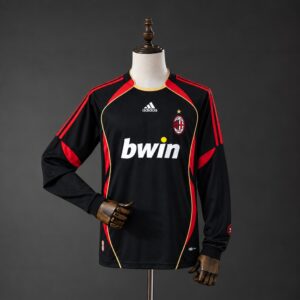 AC Milan 2006 Third Long Sleeves Retro Jersey – Replica Football Soccer Shirt –