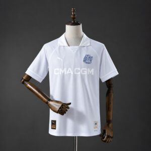 Olympique de Marseille 125th Anniversary White Jersey – Replica Football Soccer