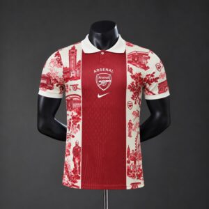 **Arsenal 26_27 Red Special Edition Player Version Retro Jersey – Replica Footba