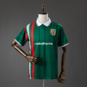 Euskal Herria 90s Retro Green Jersey – Replica Football Soccer Shirt – S–XXL