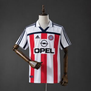 Bayern Munich 00_01 Away Retro Jersey – Replica Football Soccer Shirt – S–XXL