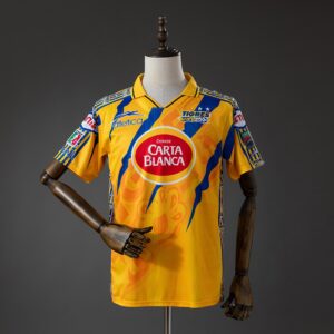 Tigres UANL 97_98 Home Retro Jersey – Replica Football Soccer Shirt – S–XXL