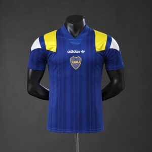 **Boca Juniors 26_27 EQT Dark Blue Player Version Retro Jersey – Replica Footbal